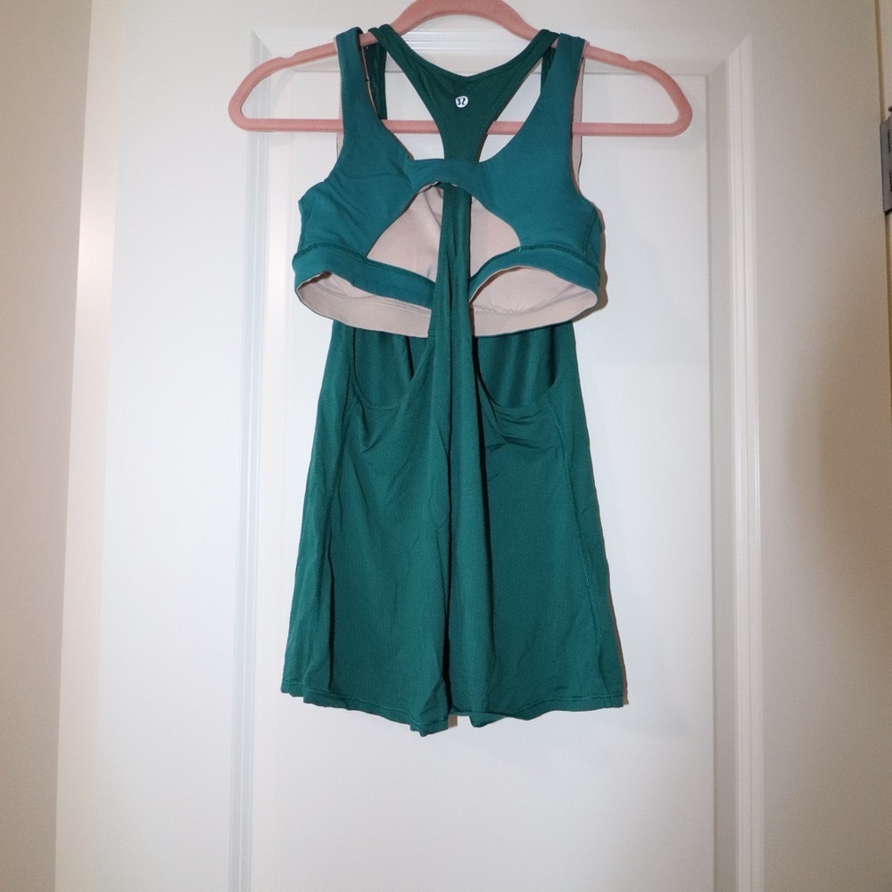Lululemon Teal Athletic Tank Top